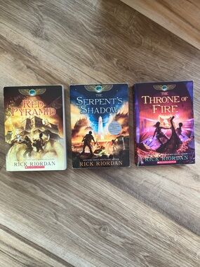 The Kane Chronicles by Rick Riordan set of 3
